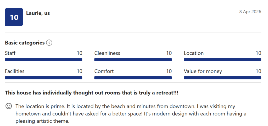 10 / 10 Review from Laurie