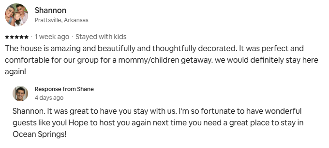 5 Star review from Shannon