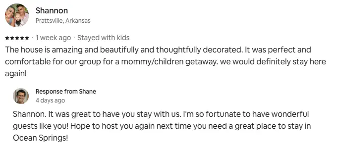 5 Star review from Shannon