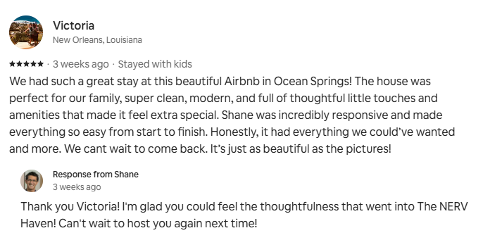 5-Star Review from Victoria