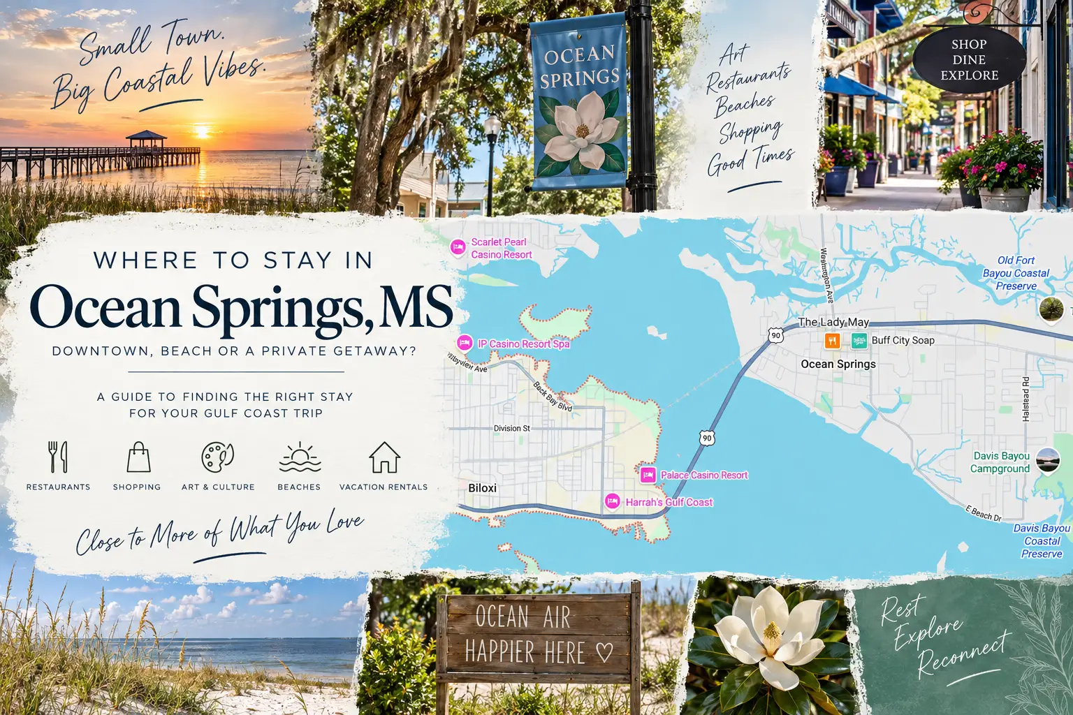 Where to stay in Ocean Springs